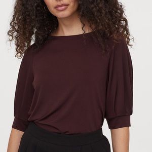 Boatneck Burgundy Top